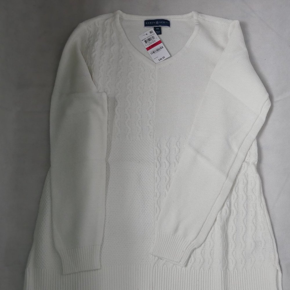 Karen Scott Crew Neck Sweater